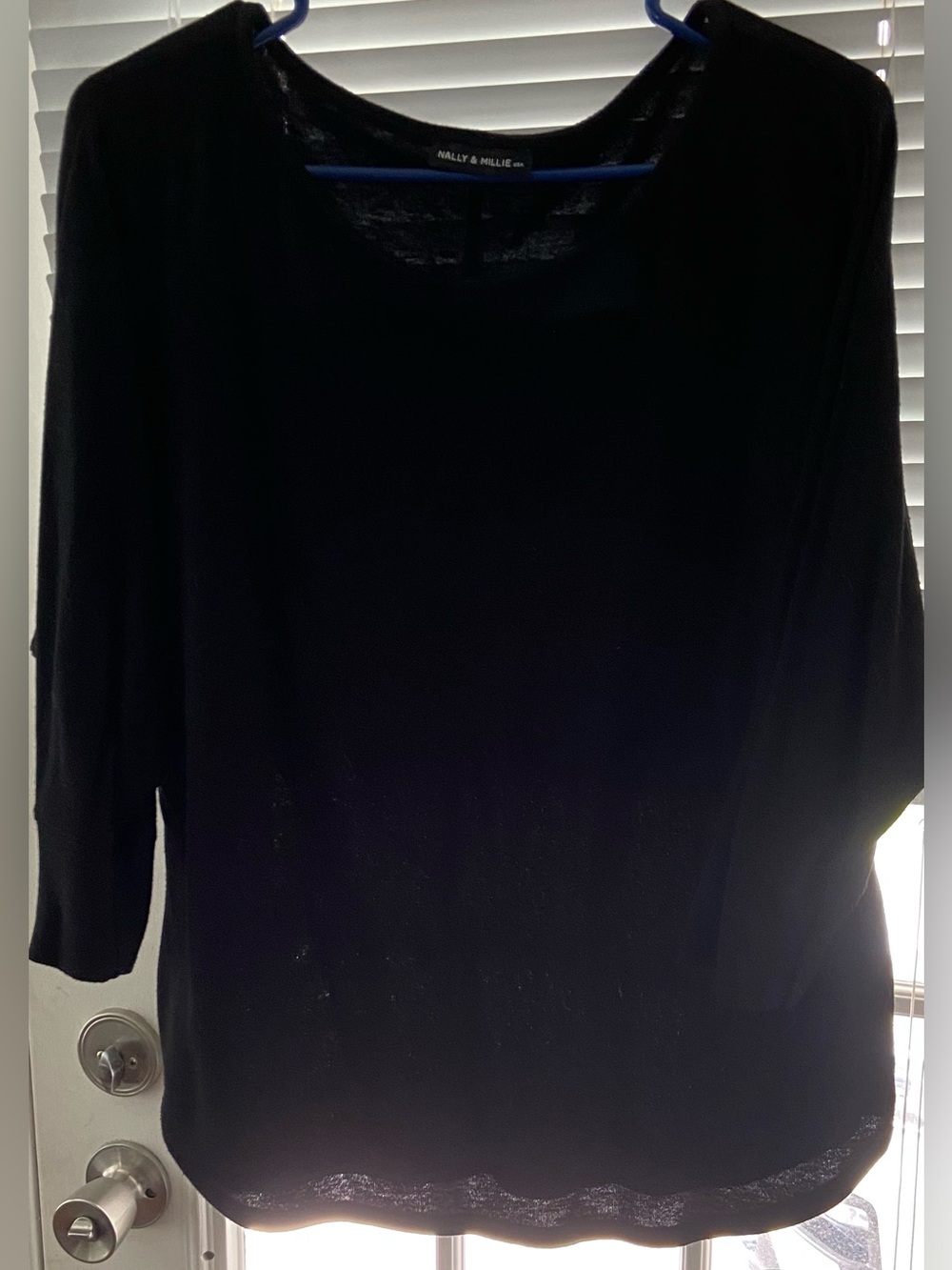 Black Women’s 3/4 Sleeve Top